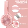 thumbnail image 4 of Auriculares con cable LORELEI S9 con micrófono para niños Pearl Pink, 4 of 7