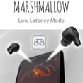 thumbnail image 3 of JVC New Marshmallow True Wireless Earbuds Headphones, Long Battery Life (up to 28 Hours), Sound with Neodymium Magnet Driver, Including Memory Foam Earpieces - HAA18TB (Black), Compact, 3 of 5