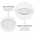 thumbnail image 4 of Stainless Steel Bakeware Plate Escargot Serving Tray Divided Baking Cake Tools Ceramic Small Seafood, 4 of 6