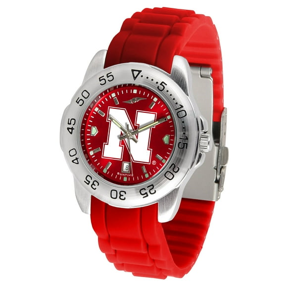 Scarlet Nebraska Huskers Sport AC AnoChrome Watch