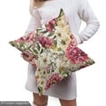 thumbnail image 5 of Ambesonne Floral Fabric by the Yard Upholstery, Motley Spring Flowers Leaves, 1 Yard, Multicolor, 5 of 5