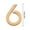 G, variant on Acrylic Number Plates for Home Decor - Gold Elegant Self-Adhesive Wall Decals, Customizable 3D Engraved DIY Name Signs for Doors, Offices & Personalized Gifts