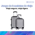 thumbnail image 2 of Check In - Set 2 Maletas de Viaje, Capacidad de 8 kg y 20 kg gris Unitalla, 2 of 9