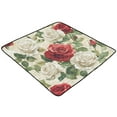 thumbnail image 7 of WOBOGO Red White Rose Pattern Baby Playmats Extra Large Waterproof Rollable Activity Pads for Toddlers 50×50inch, 7 of 7
