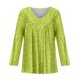 thumbnail image 4 of ICHUANYI Clearance Women Plus Size Long Sleeved V-Neck Print Blouse Pullover Tops Shirt(Yellow, L) ICHUANYI WER2023081008711, 4 of 8