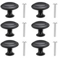 thumbnail image 1 of 30 juegos de perillas redondas con tornillos de montaje, tiradores de puerta para armarios y cajones, 1 of 1