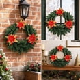 thumbnail image 2 of Aurorax Christmas Decorations Outdoor,Artificial Christmas Wreath Realistic Waterproof Pre-Assembled Winter Decorations for Home, 2 of 6