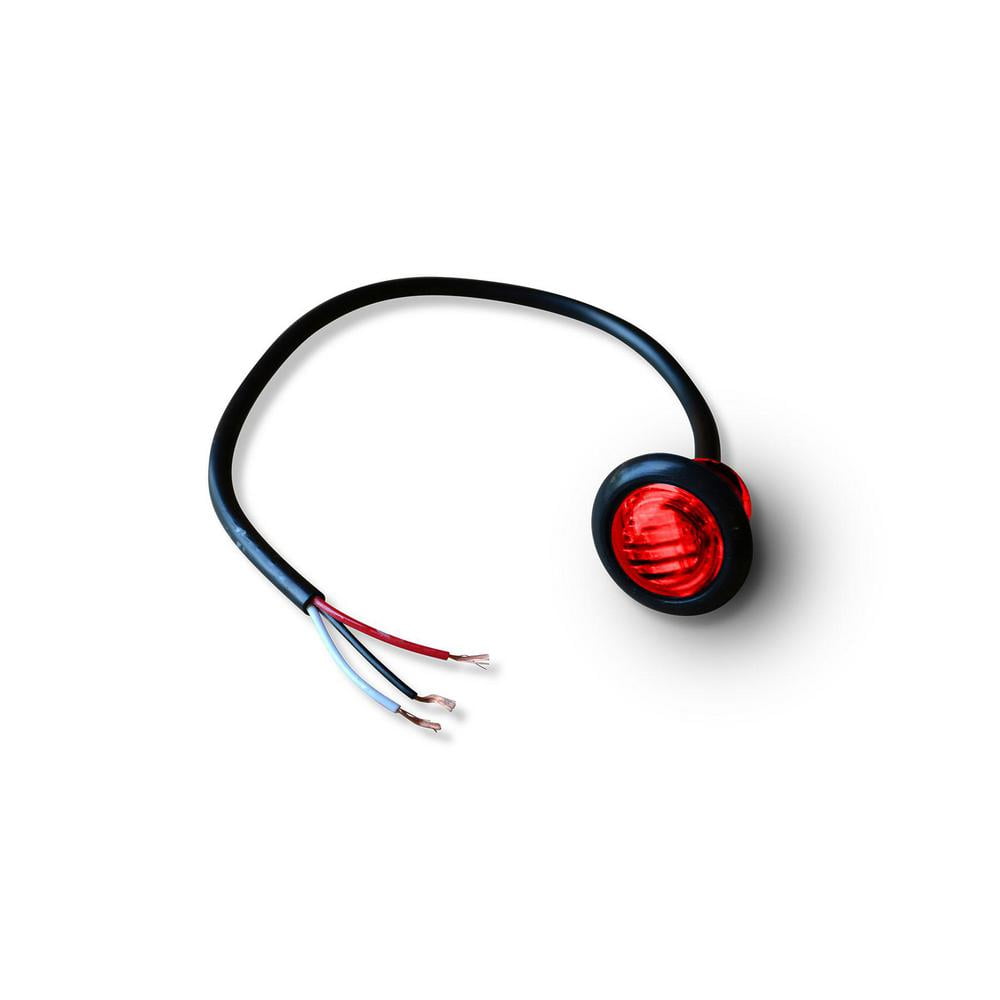 2 Low Profile Spyder Red/Clear 7 LED Dual/3Wires GG Grand General 76628 Light 2 Low Profile Spyder Red/Clear 7 LED Dual/3Wires GG Grand General 76628 Light