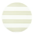 thumbnail image 2 of TOWN & COUNTRY BASICS Cabana Stripe Indoor Outdoor Placemats 4-Pack Set, Reversible and Easy Clean, Green/White, 15" Round, 2 of 13