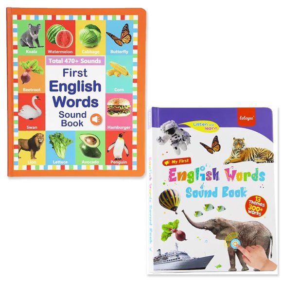 Sound Book BLOCKv My First English Words 470+ Words Kids