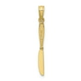 thumbnail image 4 of FB Jewels 10K Yellow Gold 3D Table Knife High Polish Pendant, 4 of 4
