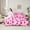 Hot Pink 02, variant on Manfei Love Heart 7-Piece Bedding Comforter Set for Teen, Romantic Cartoon King Bedding Sets, Pink Buffalo Plaid Reversible Bed Sheets, Luxury Bedroom Decor