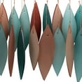 thumbnail image 6 of Blue Handworks Wind Chimes Coral and Teal Glass Wind Chime Garden Decor, 6 of 8