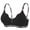 *1-Black, variant on VBVC Women's Ribbed Wireless Push Up Bra,Ladies Sport Letter Strap Comfort Bra,Casual Everyday Support Bralette For Women,Beige,Sizes 36B to 42B