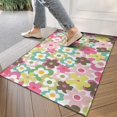 thumbnail image 4 of Pioneer Flower Floral Print Pattern Door Rugs,Washable Non Slip Door Mats Indoor,Decorative Door Mats,Entry Mat Indoor for Entrance,Bedroom,Kitchen,Bathroom,17"x30", 4 of 6