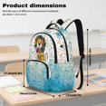 thumbnail image 7 of DISNIMO Cute Cartoon Lion Large Capacity School Backpack for Elementary Middle School Kids, Multi Compartment Bookbag with Side Mesh Pockets for Daily Use, Travel, 7 of 7