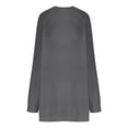 thumbnail image 4 of WJHWSX Dresses for Women,Womens Fall Dresses,Casual Dresses for Women,Long Sleeve,Crew Neck,Easy Care,Solid,M(US:6), 4 of 9
