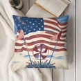 thumbnail image 3 of YINGXI ,Star Stripes Truck Truck Decorative Pillow Case 12x12in, 3 of 5