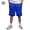 Blue, variant on HighFundamental Men's Athletic Mesh Shorts with Drawstring 2 Pockets Lightweight Gym Workout Wear Basketball Shorts 8" Inseam