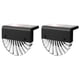 thumbnail image 1 of 2pcs Solar Wall Light Outdoor Solar LED Waterproof Lighting for Deck Fence Patio, 1 of 4