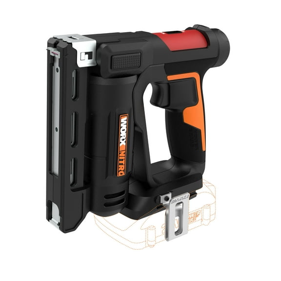 Worx Nitro WX843L.9 20V Power Share 3/8" Cordless Crown Stapler (Tool Only)  Battery and Charger Not Included