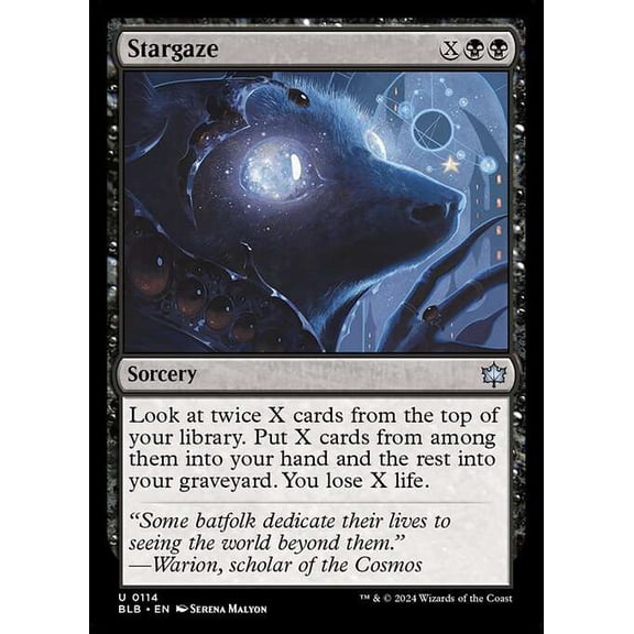 MtG Bloomburrow Uncommon Stargaze #114