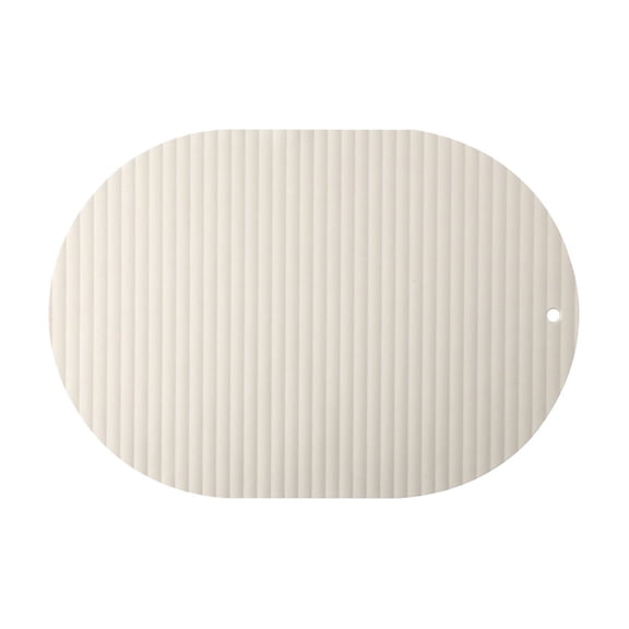 Yyuenw Silicone Placemats, 12.6 x 18-inch Oval Placemat, Non-Slip & Heat-Resistant, Ideal for Restaurant and Kitchen