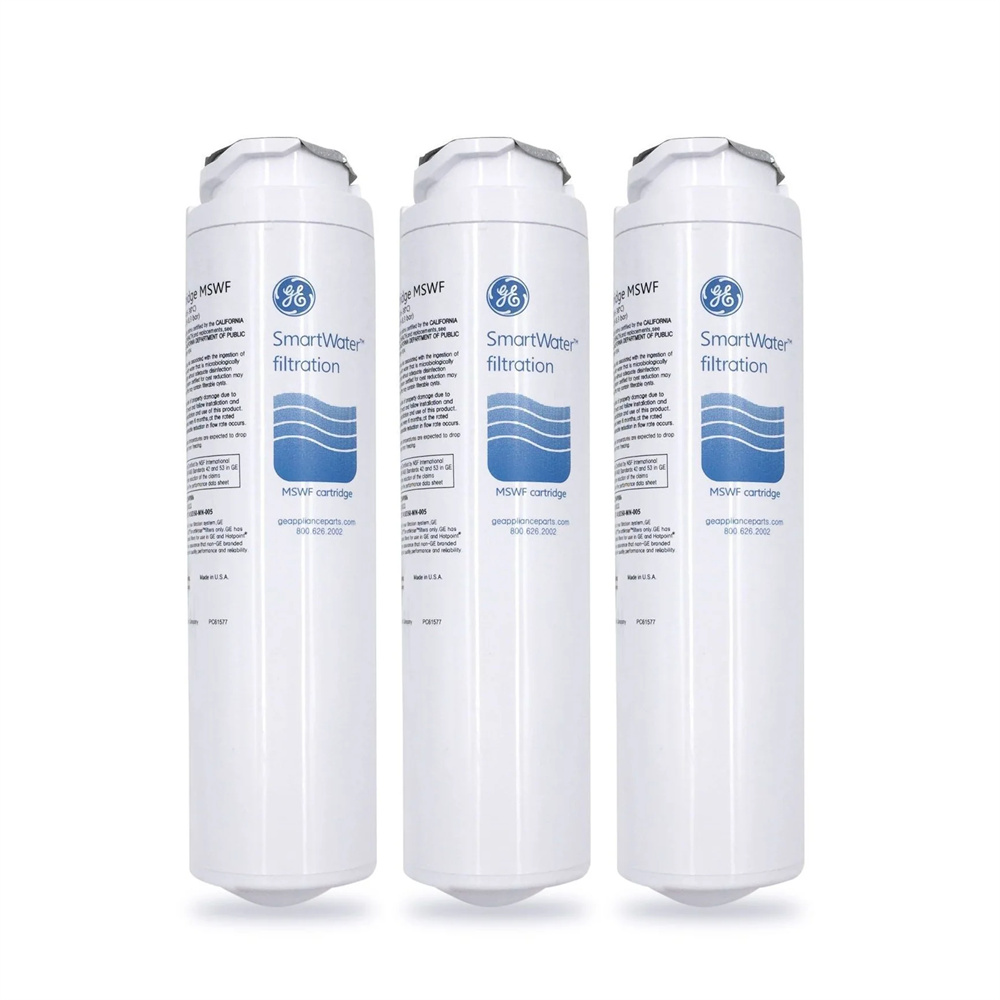SmartWater MSWF Refrigerator Internal Water Filter Cartridge 3 Pack