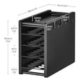 thumbnail image 4 of Coffee Pod Drawer Holder 72 Pods Large Capacity 4 Tier Holder for Vertuo Coffee Pod Organizer for Countertop Storage Rack for Nespresso Vertuo Pods Space Saving Black KH06BB, 4 of 7