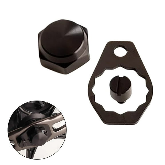 For Daiwa for Tatula 300/400 Fishing Reel Handle Screw Nut Cap Locking Plate Left Hand