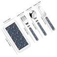 thumbnail image 2 of Salouo Cartoon Deers Pattern 3 Pieces Toddler Utensils, Kids Silverware Set Stainless Steel Utensils for Kids Children Safe Spoons Forks & Knife Dishwasher Safe, 2 of 8