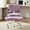 Violet, variant on Meditation Chair, Cross Legged Desk Chair with Wheels, ADHD Active Seating Chair with Adjustable Footstool and Lumbar Support, Flexible Seating for Fidgeting, Faux Fur and PU Leather, Violet