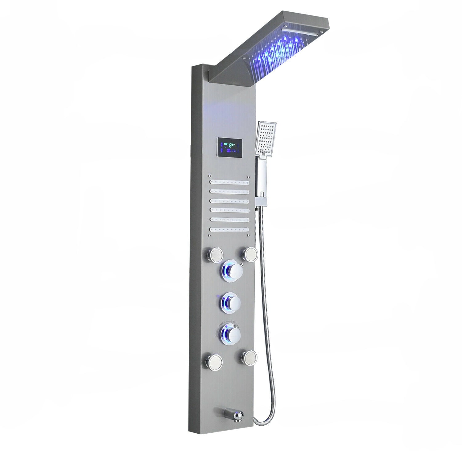 CES Shower Panel Tower System LED Rain&Waterfall Massage Jet Spraye