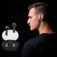 thumbnail image 3 of Latrodar Bluetooth 5.0 Headset Wireless Earphones Mini Earbuds Stereo Headphones Earbuds Headsets With Microphone Enduring Black 4.8x3.6 Inch Home Gadgets, 3 of 3