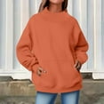 thumbnail image 7 of Hoodies For Women Womens Oversized Sweatshirts Turtleneck Pullover Long Sleeve Hoodies Tops Fall Outfits Clothes Hoodie, 7 of 7