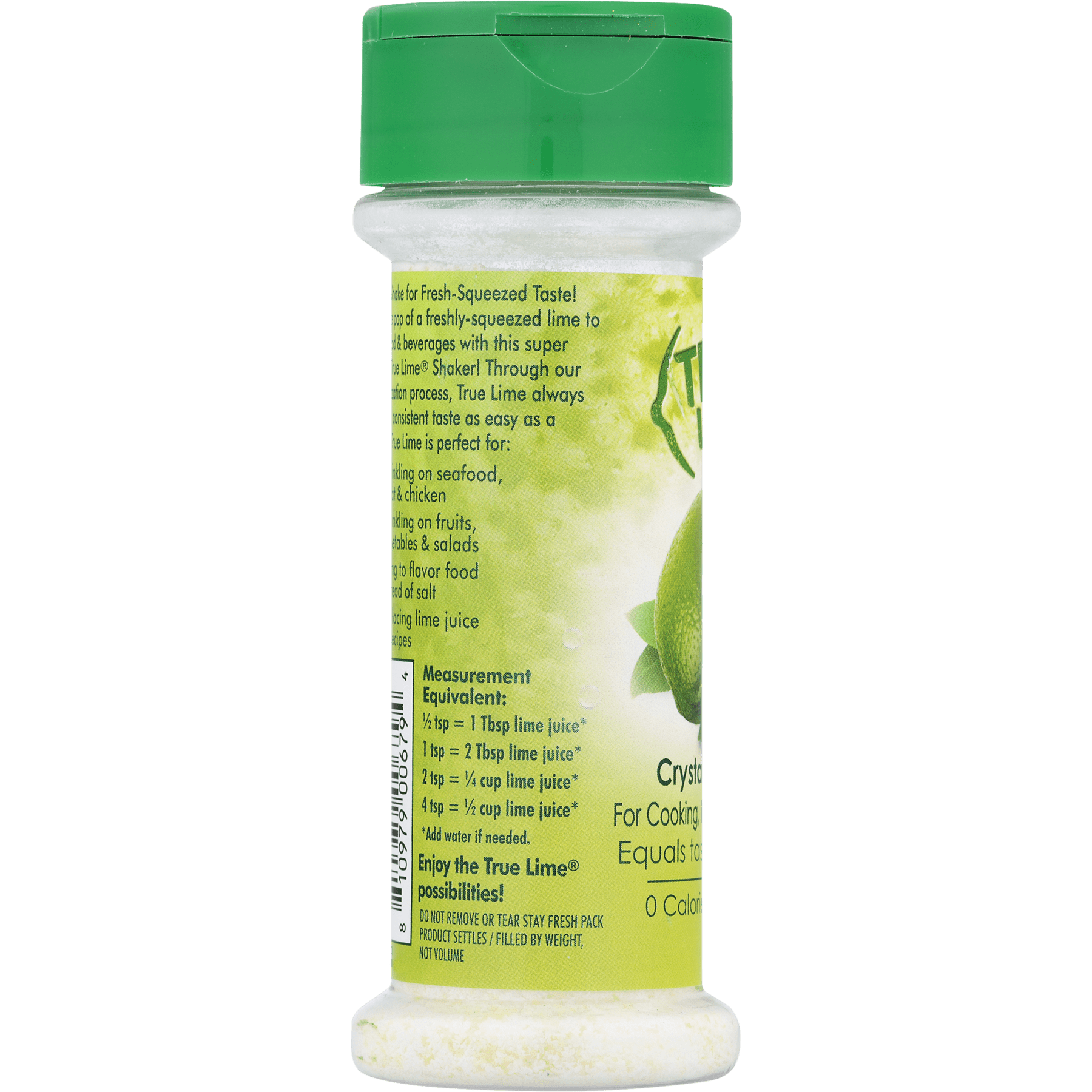 True Lime, Crystallized Lime, 2.29 oz, Made From Real Limes