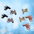 thumbnail image 2 of MasteelfCA 8pcs Thumbtack Clips Metal Nail Clamps Practical Paper Clips Durable Pin Clips for Restaurant Office Home, 2 of 7