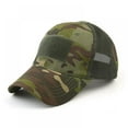 thumbnail image 1 of Camouflage Constructed Trucker Special Tactical Operator ForcesPatch Baseball Cap, 1 of 4