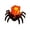 A,Orange, variant on 1Pc Halloween Spider Flameless LED Tealights, Spooky Flickering Fake Candle Lights, Battery Operated Spider Tea Lamps, Gothic Table Decorations for Haunted House Halloween Party Home Decor
