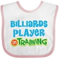 thumbnail image 3 of Inktastic Billiards Player in Training Boys or Girls Baby Bib, 3 of 4
