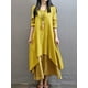 thumbnail image 2 of Nueva moda mujer Casual vestido suelto sólido manga larga Boho largo Maxi vestido Romacci Vestido, 2 of 7
