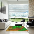 thumbnail image 7 of Ahgly Company Machine Washable Indoor Rectangle Transitional Saddle Brown Area Rugs, 7' x 9', 7 of 7