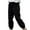 #306-Black, variant on Cowsor Womens Mid Rise Cord Barrel Jeans Casual Baggy Wide Leg Corduroy Cropped Ankle Pants with Pockets