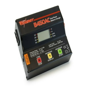 Tenergy B450AC 45W AC/DC Compact Balance Charger for NiMH NiCd LiPo Li-ion LiFePO4 Lead Acid Battery Packs