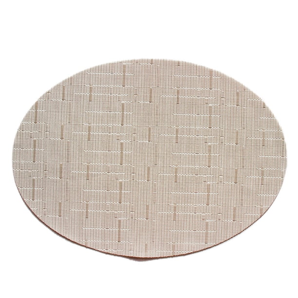 Injueey Accesorios de cocina de PVC, posavasos antideslizantes impermeables, tapete para , manteles individuales Mostrada Arroz blanco