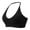 Black, variant on FAIWAD Padded Sports Bras for Women Running Backless Push Up Deep V Adjustable Workout Gym Yoga Bralettes