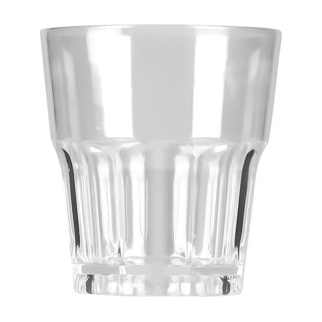 Copa octogonal KTV bar comercial anti-caída transparente PC vidrio plástico pequeño vidrio acrílico cerveza taza