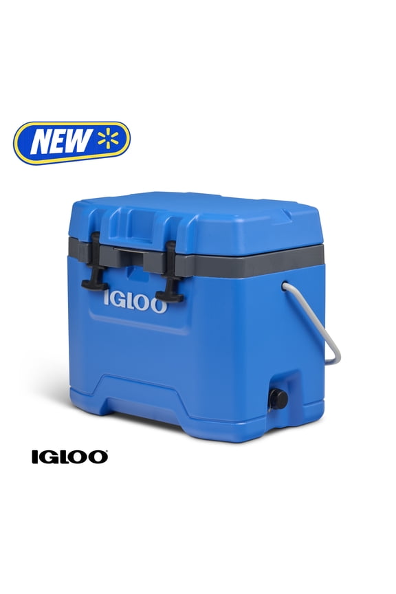 Open Box Igloo 25 QT Overland Ice Chest Cooler, Blue