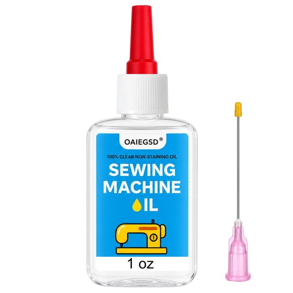 Aceite para máquina de coser OAIEGSD 30 ml con aplicador de precisión