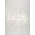 thumbnail image 1 of LaDole Rugs Geometric Modern Minimalist Contemporary Area Rug - Soft Carpet for Living Room, Bedroom, and Office - Cream and Beige, 9x12 (9'x 12'5", 275cm x 380cm), 1 of 6